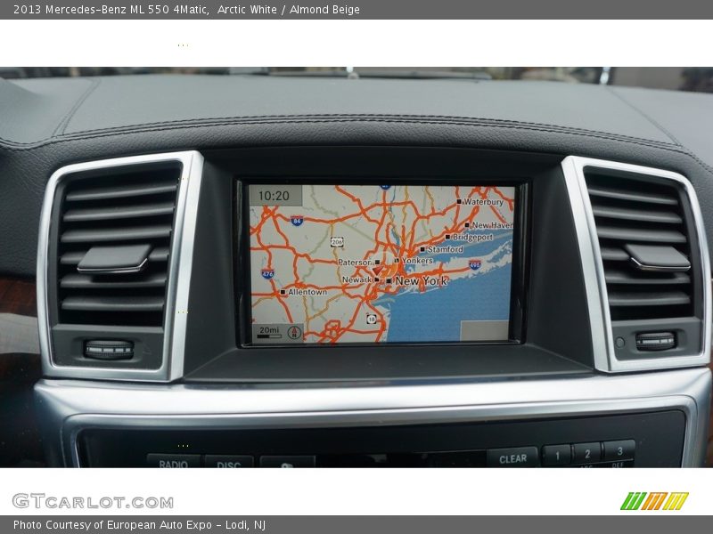 Arctic White / Almond Beige 2013 Mercedes-Benz ML 550 4Matic