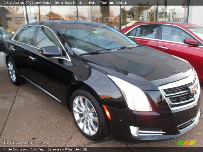 Stellar Black Metallic / Medium Titanium/Jet Black 2016 Cadillac XTS Luxury Sedan