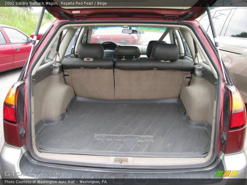 Regatta Red Pearl / Beige 2002 Subaru Outback Wagon