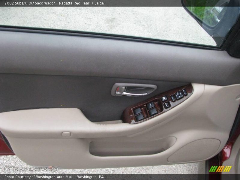 Regatta Red Pearl / Beige 2002 Subaru Outback Wagon