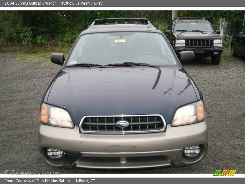 Mystic Blue Pearl / Gray 2004 Subaru Outback Wagon