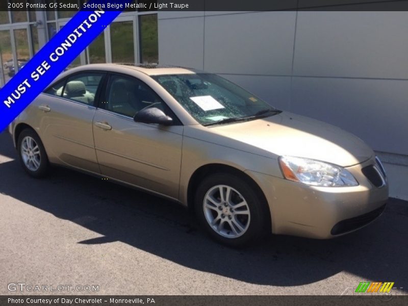 Sedona Beige Metallic / Light Taupe 2005 Pontiac G6 Sedan