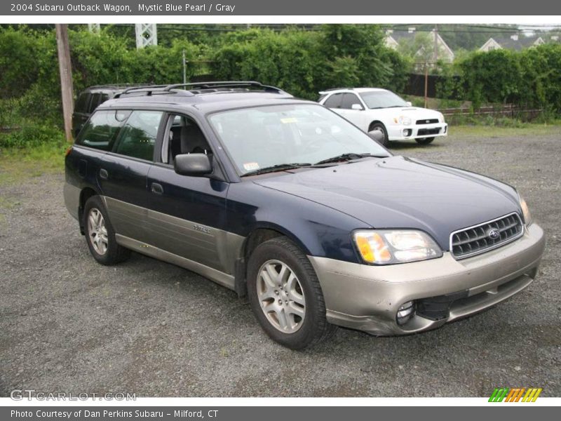 Mystic Blue Pearl / Gray 2004 Subaru Outback Wagon