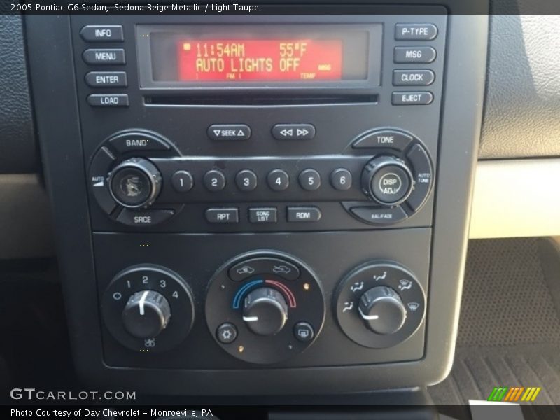 Sedona Beige Metallic / Light Taupe 2005 Pontiac G6 Sedan