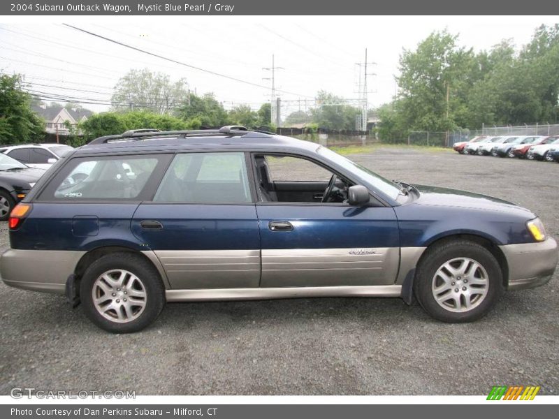 Mystic Blue Pearl / Gray 2004 Subaru Outback Wagon