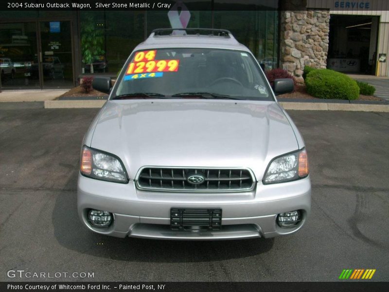 Silver Stone Metallic / Gray 2004 Subaru Outback Wagon