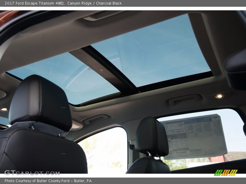 Canyon Ridge / Charcoal Black 2017 Ford Escape Titanium 4WD