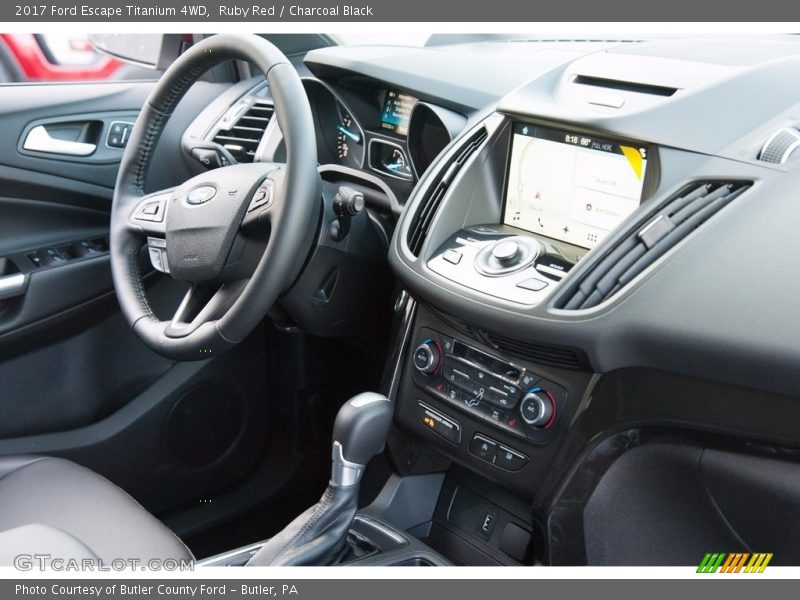 Dashboard of 2017 Escape Titanium 4WD