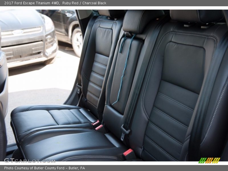 Rear Seat of 2017 Escape Titanium 4WD