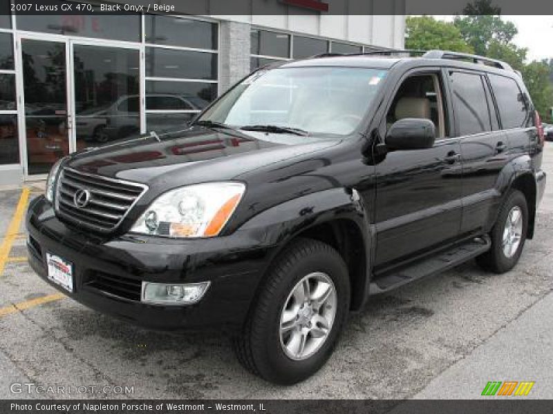 Black Onyx / Beige 2007 Lexus GX 470