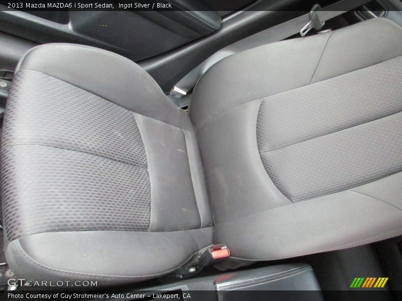 Ingot Silver / Black 2013 Mazda MAZDA6 i Sport Sedan