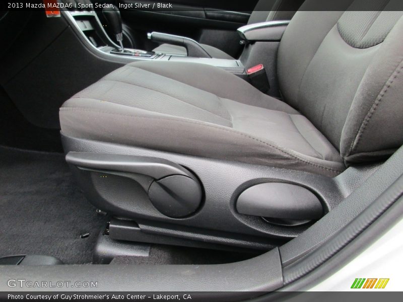 Ingot Silver / Black 2013 Mazda MAZDA6 i Sport Sedan
