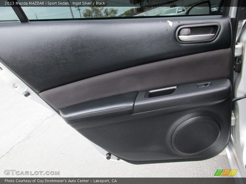 Ingot Silver / Black 2013 Mazda MAZDA6 i Sport Sedan