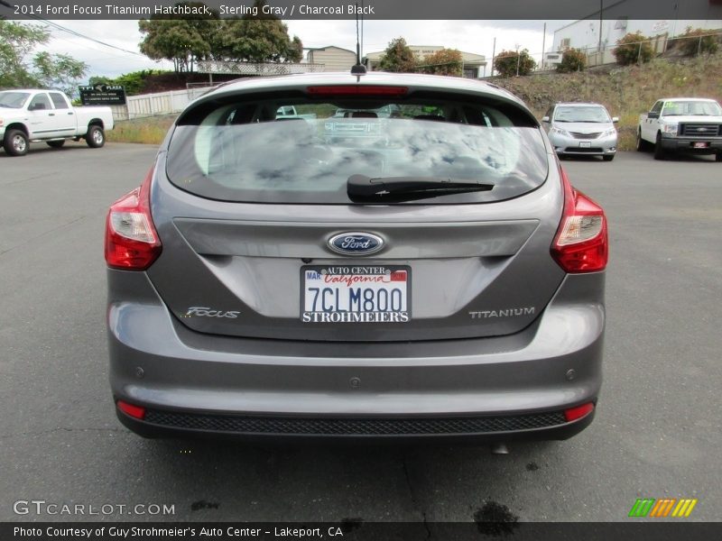 Sterling Gray / Charcoal Black 2014 Ford Focus Titanium Hatchback