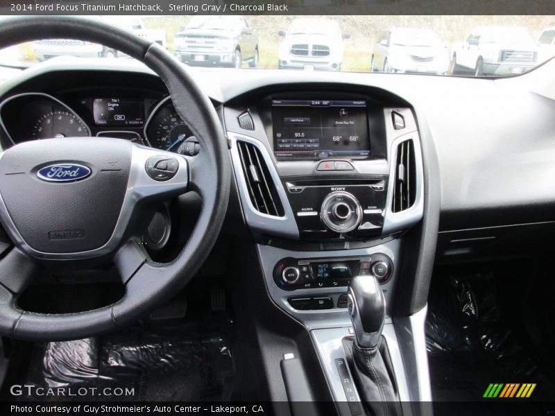 Sterling Gray / Charcoal Black 2014 Ford Focus Titanium Hatchback