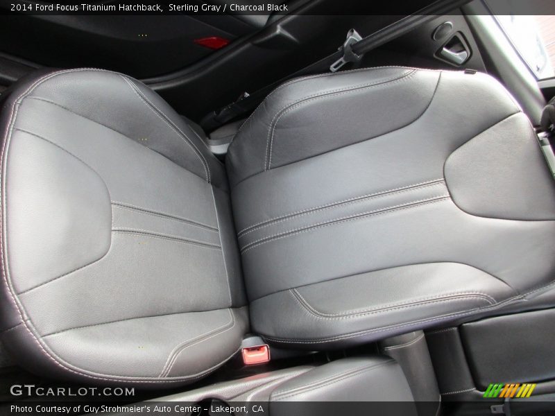 Sterling Gray / Charcoal Black 2014 Ford Focus Titanium Hatchback