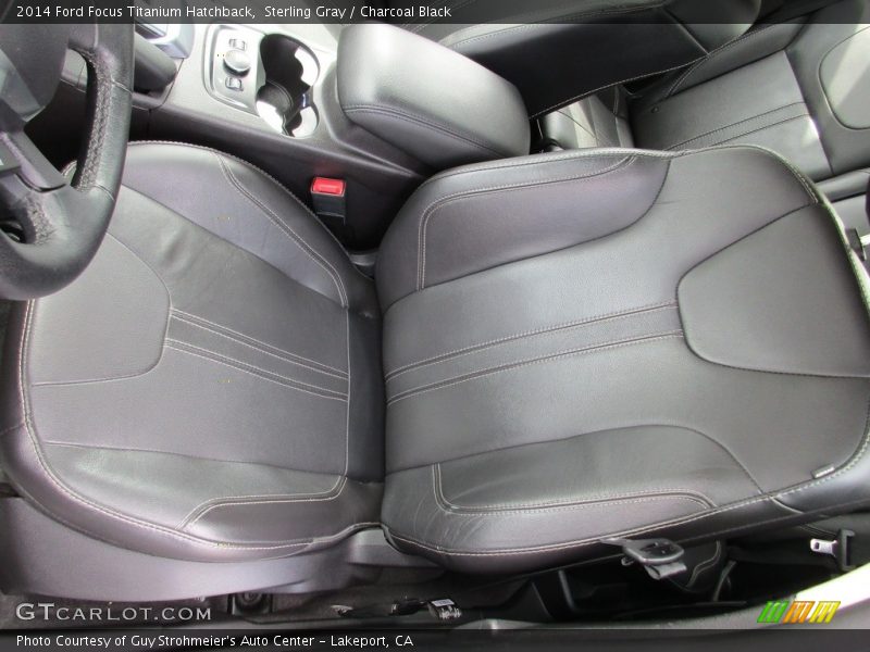 Sterling Gray / Charcoal Black 2014 Ford Focus Titanium Hatchback
