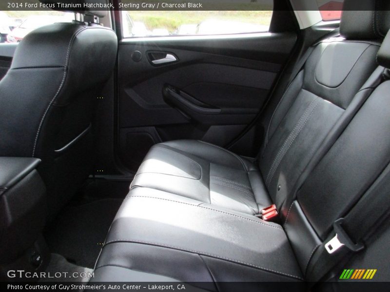 Sterling Gray / Charcoal Black 2014 Ford Focus Titanium Hatchback
