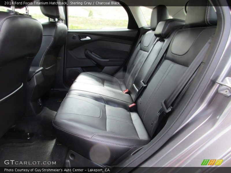 Sterling Gray / Charcoal Black 2014 Ford Focus Titanium Hatchback