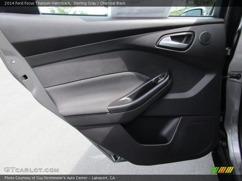 Sterling Gray / Charcoal Black 2014 Ford Focus Titanium Hatchback