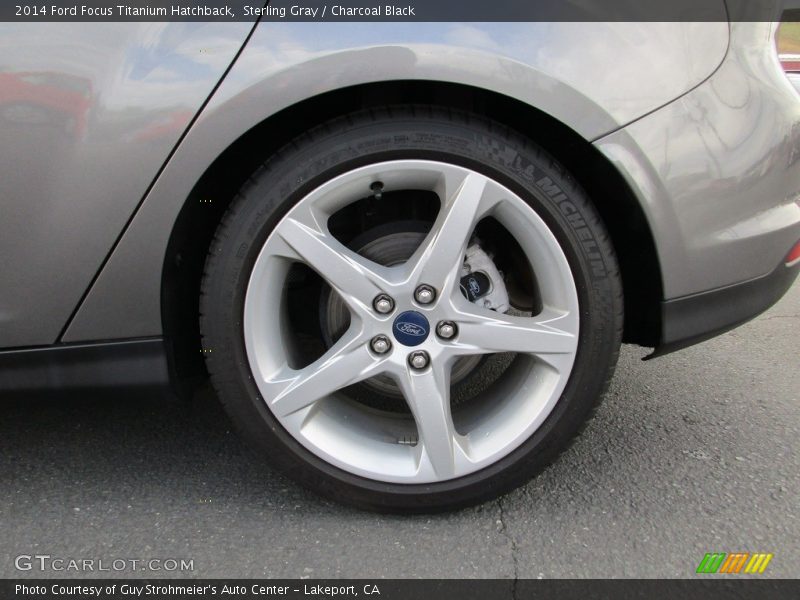 Sterling Gray / Charcoal Black 2014 Ford Focus Titanium Hatchback