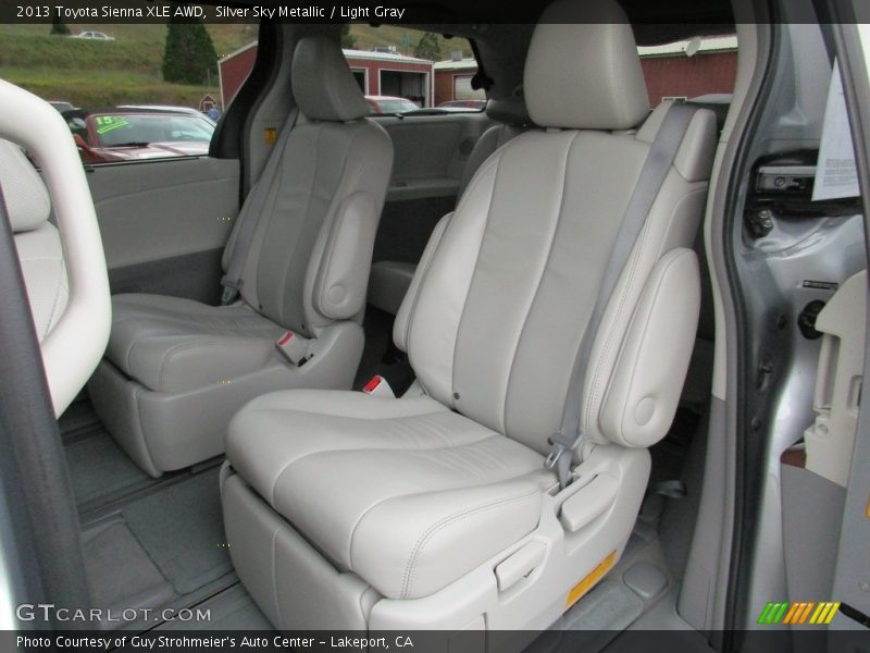 Silver Sky Metallic / Light Gray 2013 Toyota Sienna XLE AWD