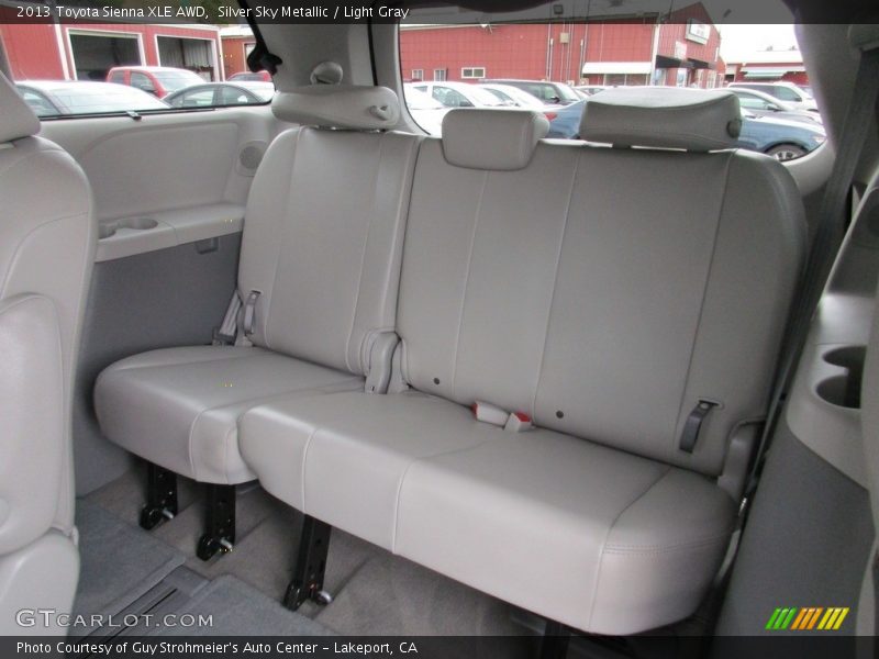 Silver Sky Metallic / Light Gray 2013 Toyota Sienna XLE AWD