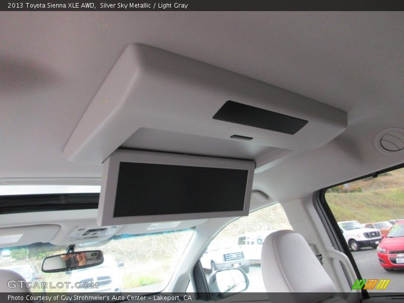 Silver Sky Metallic / Light Gray 2013 Toyota Sienna XLE AWD