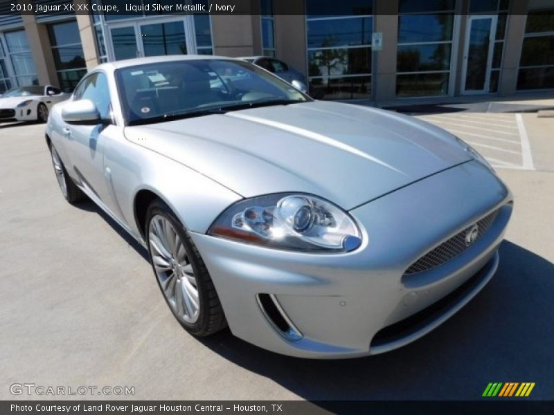 Liquid Silver Metallic / Ivory 2010 Jaguar XK XK Coupe