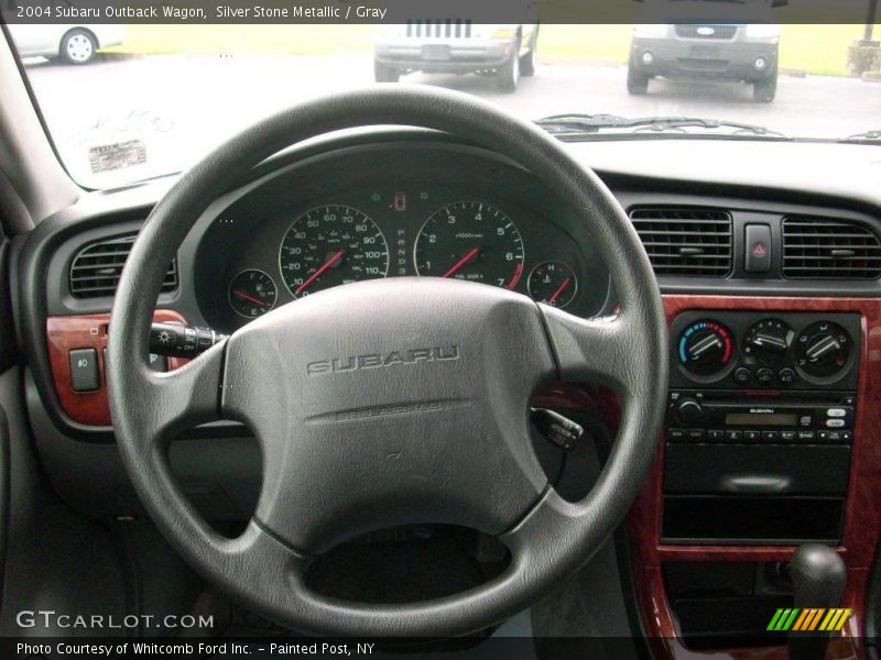 Silver Stone Metallic / Gray 2004 Subaru Outback Wagon