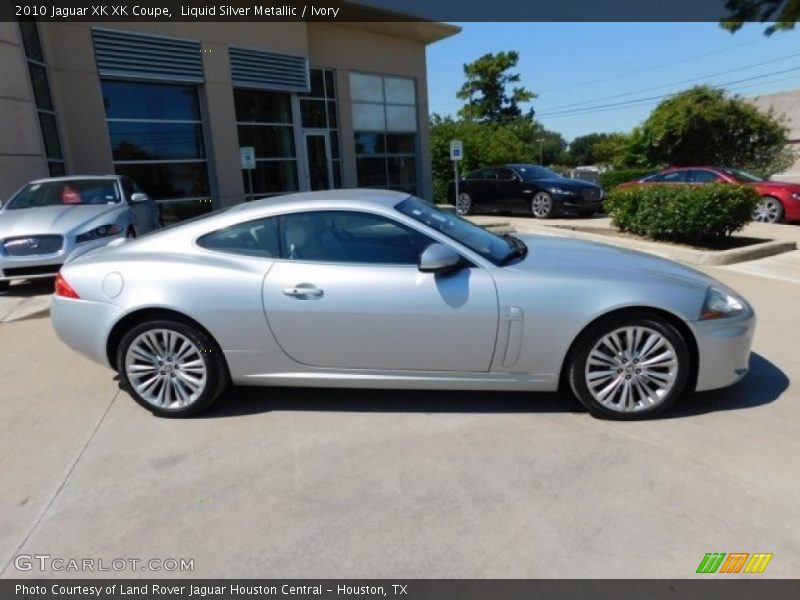 Liquid Silver Metallic / Ivory 2010 Jaguar XK XK Coupe