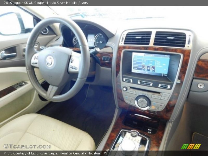 Liquid Silver Metallic / Ivory 2010 Jaguar XK XK Coupe