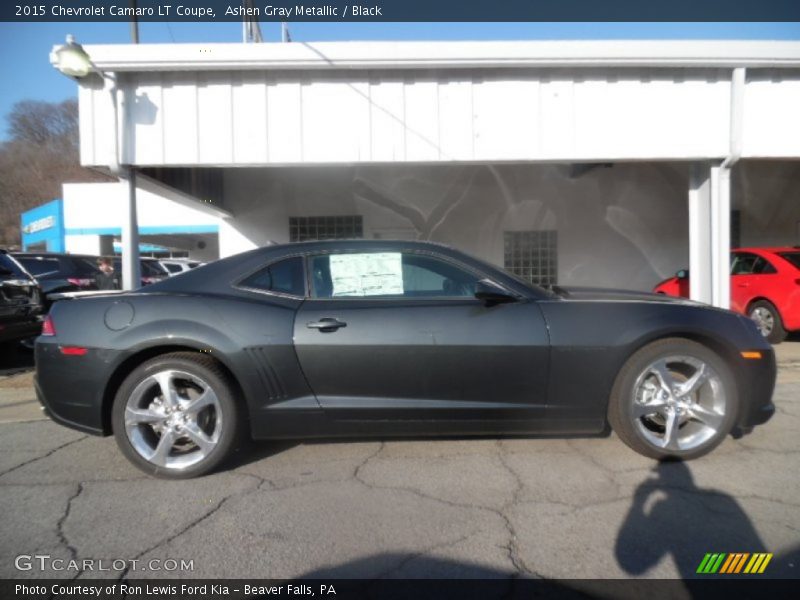 Ashen Gray Metallic / Black 2015 Chevrolet Camaro LT Coupe