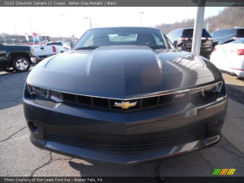 Ashen Gray Metallic / Black 2015 Chevrolet Camaro LT Coupe