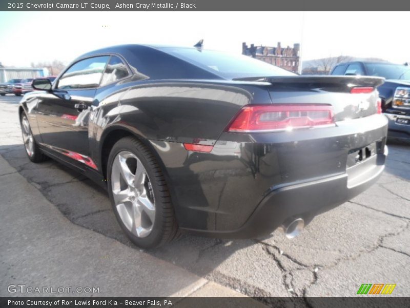 Ashen Gray Metallic / Black 2015 Chevrolet Camaro LT Coupe