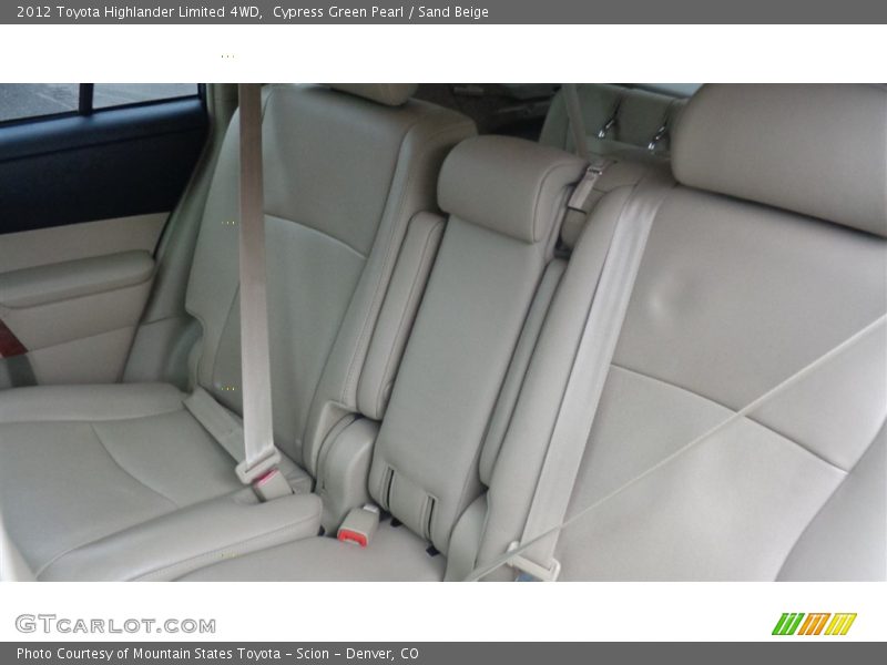 Cypress Green Pearl / Sand Beige 2012 Toyota Highlander Limited 4WD