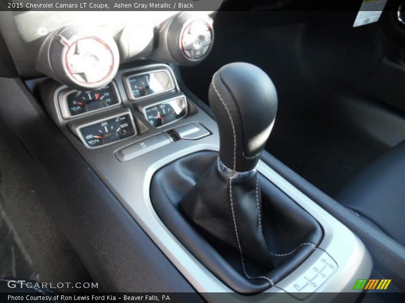 Ashen Gray Metallic / Black 2015 Chevrolet Camaro LT Coupe