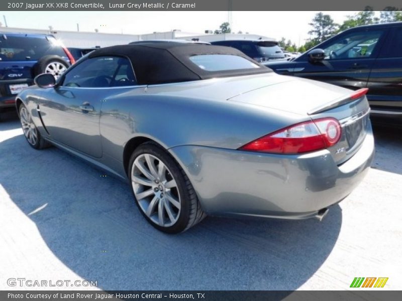 Lunar Grey Metallic / Caramel 2007 Jaguar XK XK8 Convertible
