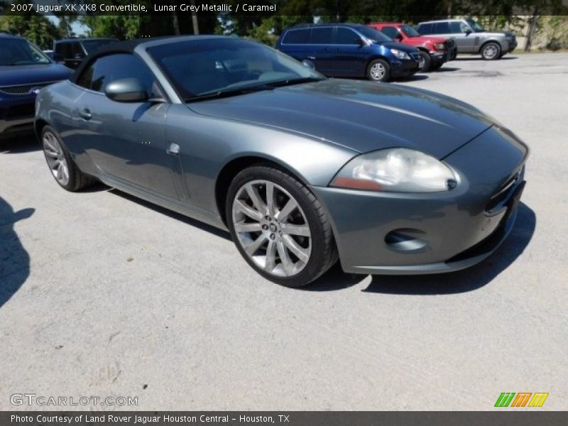 Lunar Grey Metallic / Caramel 2007 Jaguar XK XK8 Convertible