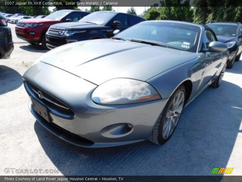 Lunar Grey Metallic / Caramel 2007 Jaguar XK XK8 Convertible