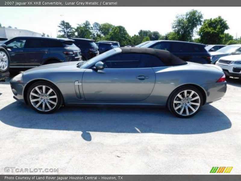 Lunar Grey Metallic / Caramel 2007 Jaguar XK XK8 Convertible