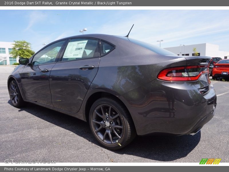 Granite Crystal Metallic / Black/Light Tungsten 2016 Dodge Dart SXT Rallye