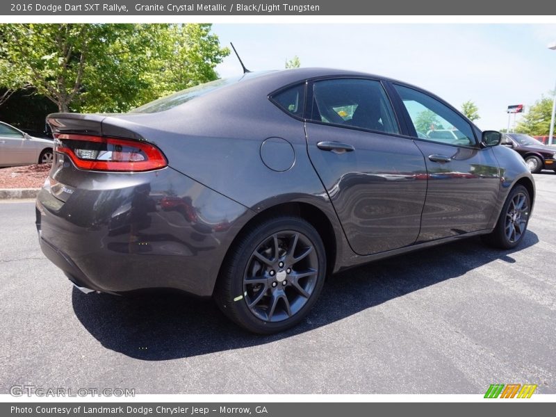 Granite Crystal Metallic / Black/Light Tungsten 2016 Dodge Dart SXT Rallye