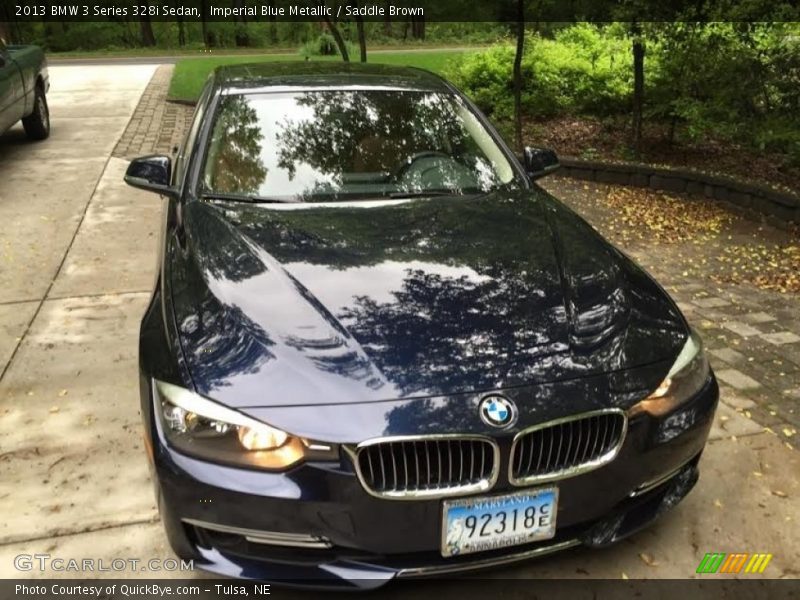 Imperial Blue Metallic / Saddle Brown 2013 BMW 3 Series 328i Sedan