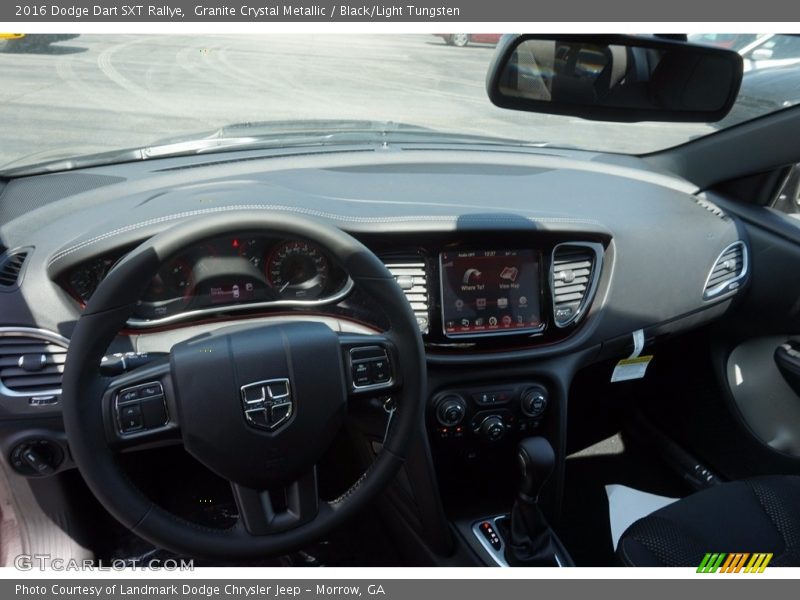 Granite Crystal Metallic / Black/Light Tungsten 2016 Dodge Dart SXT Rallye