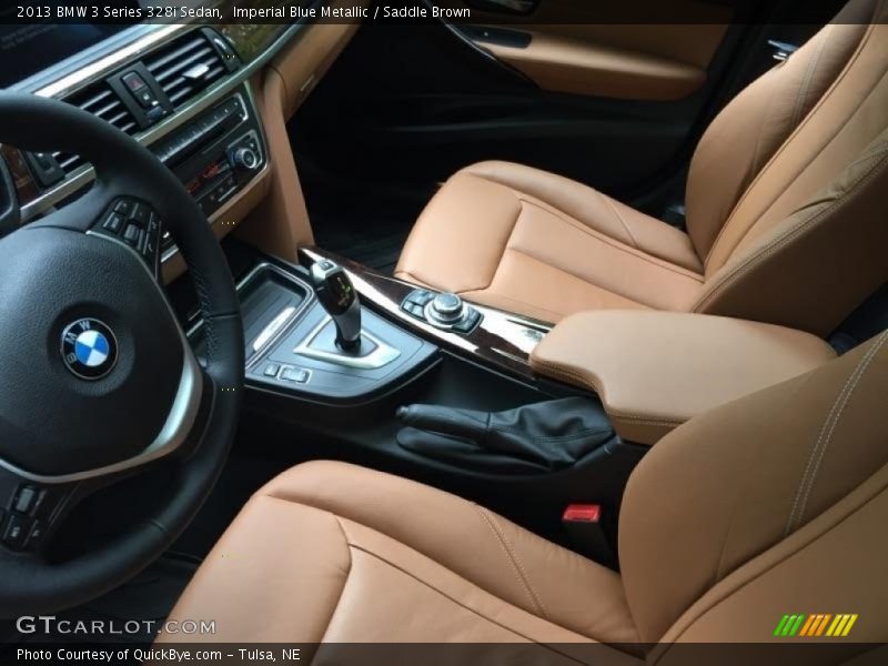 Imperial Blue Metallic / Saddle Brown 2013 BMW 3 Series 328i Sedan