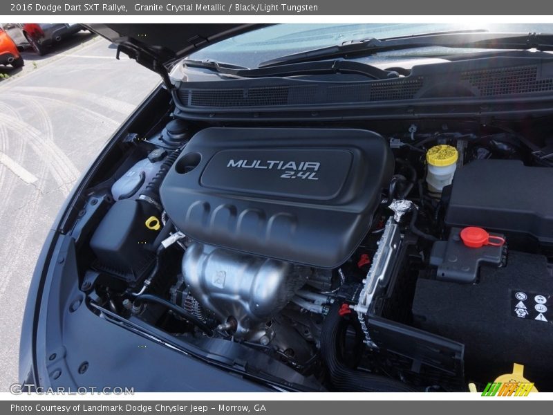Granite Crystal Metallic / Black/Light Tungsten 2016 Dodge Dart SXT Rallye