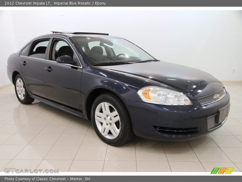 Imperial Blue Metallic / Ebony 2012 Chevrolet Impala LT