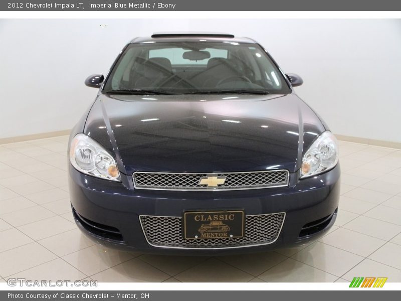 Imperial Blue Metallic / Ebony 2012 Chevrolet Impala LT