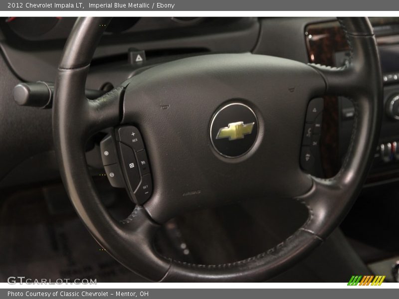 Imperial Blue Metallic / Ebony 2012 Chevrolet Impala LT